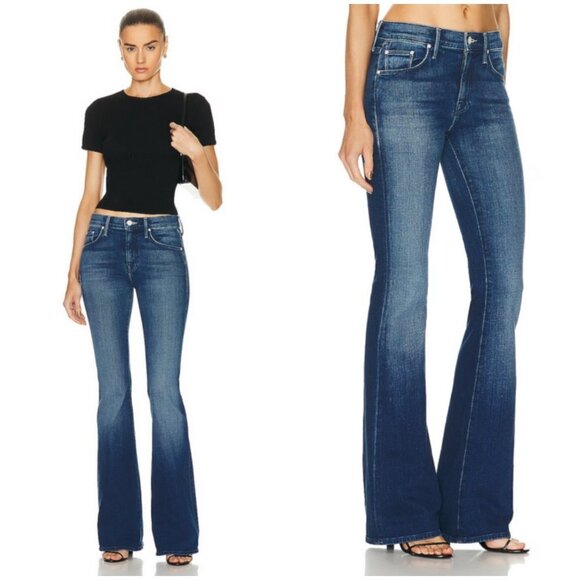 💕MOTHER💕 The Down Low Weekender Heel Jeans ~ High Tide 31 NWT - Picture 8 of 16